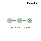 Holosun HE510C-GR Green Dot Sight Multi Reticle System Green Dot Sight Holosun 
