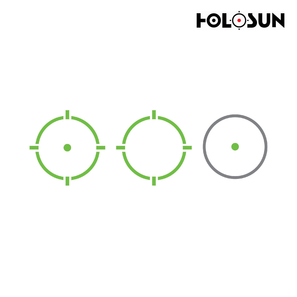 Holosun HE510C-GR green dot sight in tan, model HS510C-GR-FDE