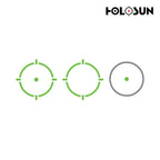 Holosun HE510C-GR green dot sight in tan, model HS510C-GR-FDE