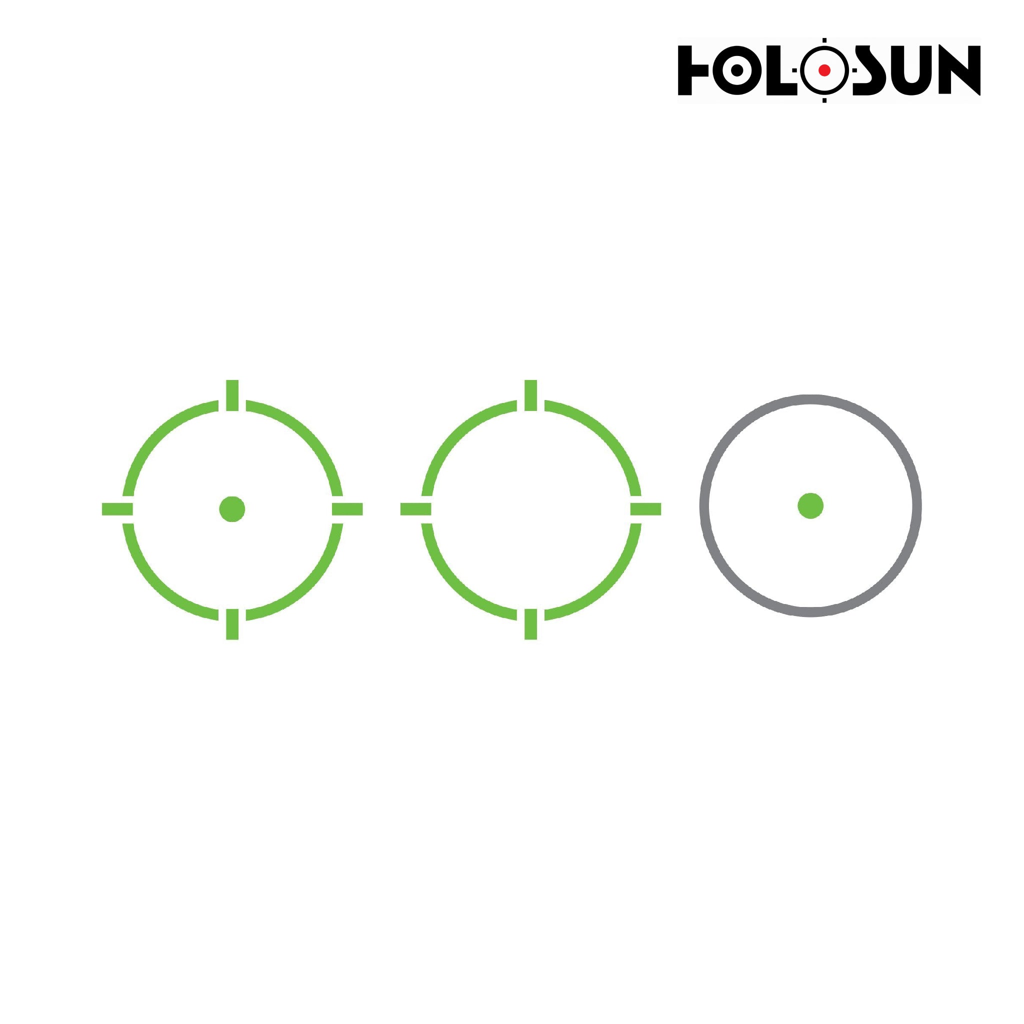 Holosun HE510C-GR green dot sight in tan, model HS510C-GR-FDE