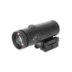Holosun HM6X 6x magnifier front three-quarter view from the right showing the lens and mount