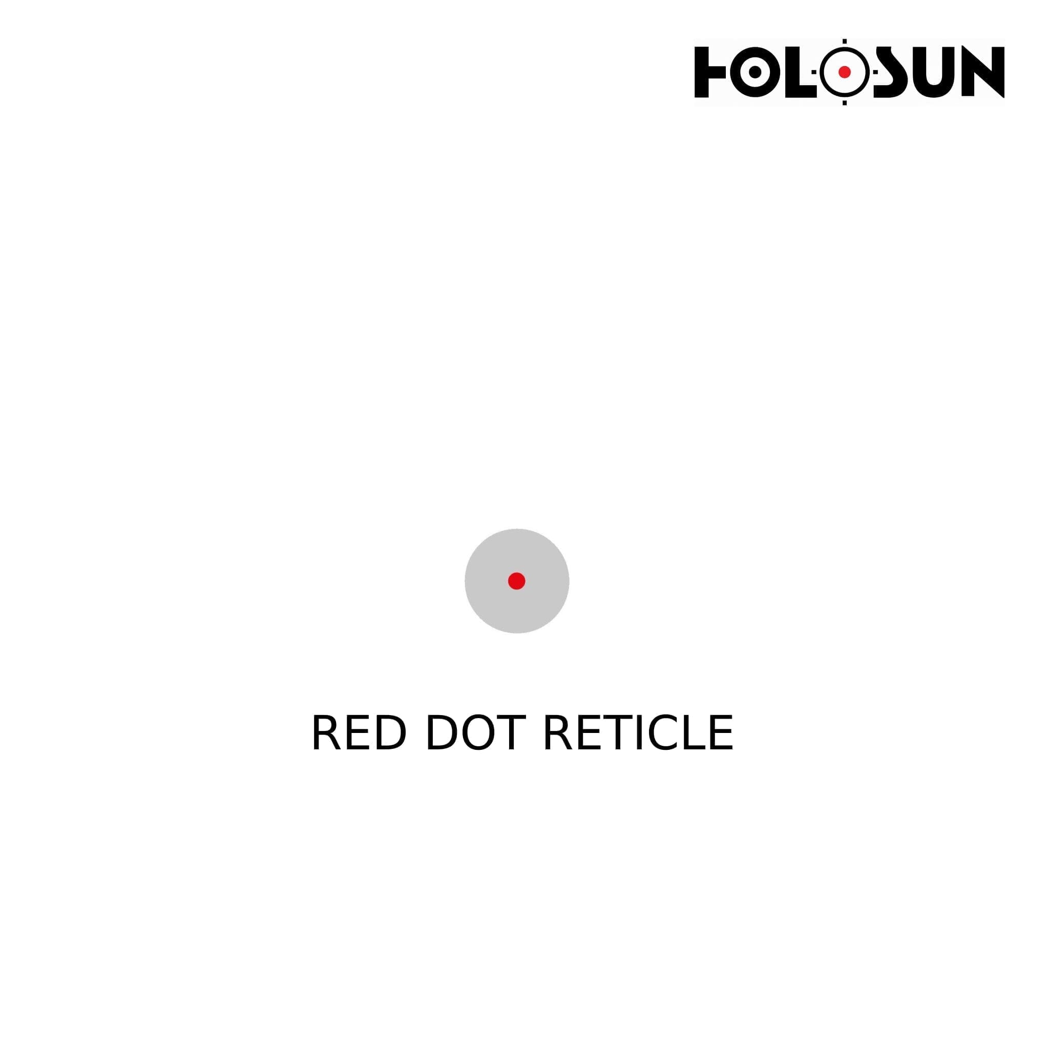 Holosun HS407C X2 Red Dot Sight 2 MOA Dot Solar Failsafe – HS407C-X2 Red Dot Sight Holosun 