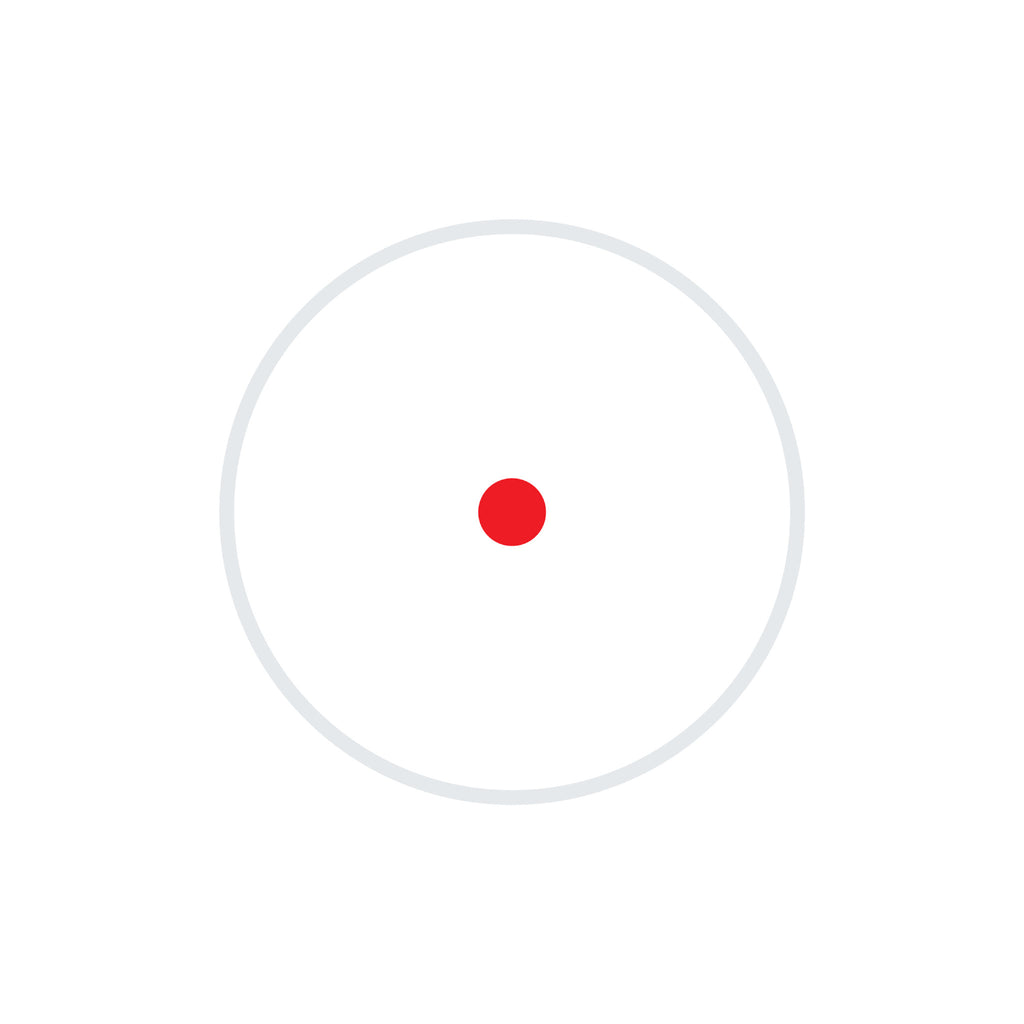 Holosun HS407COMP red dot sight 6 MOA single dot reticle diagram