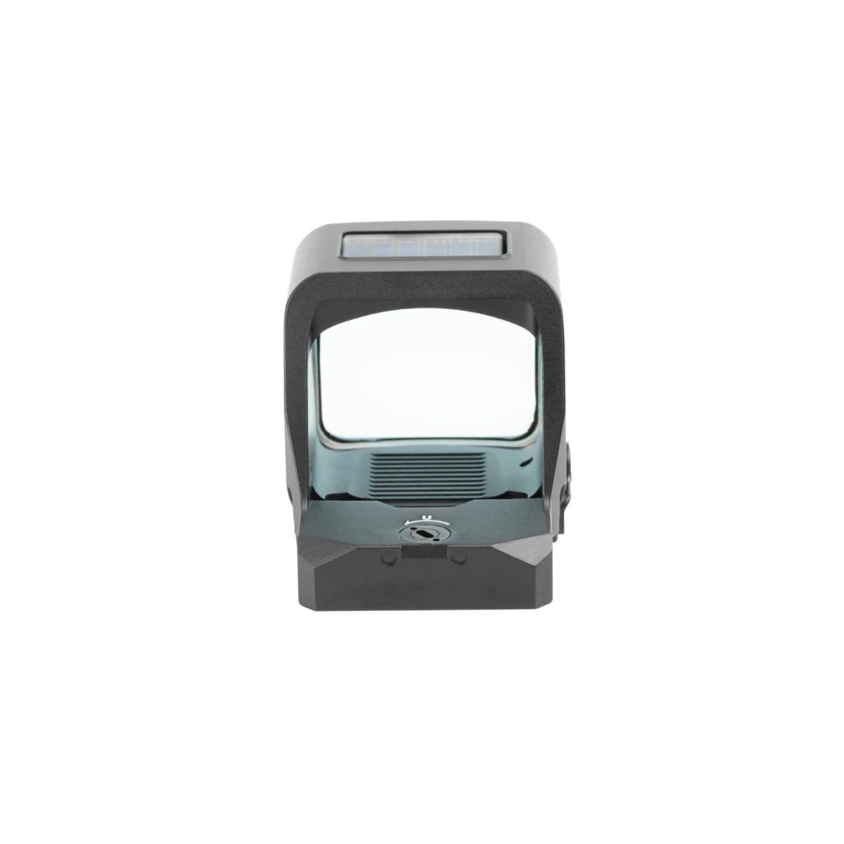 Holosun HS507-PROMAX red dot sight front view showing the window
