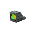 Holosun HS507C X3 red dot sight front three-quarter view showing the lens coating