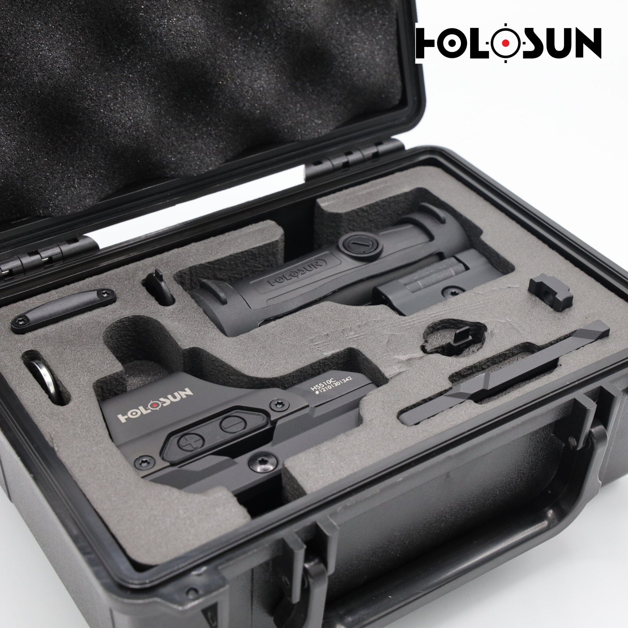 Holosun HS510C Red Dot Sight & HM3X 3x Magnifier Combo Multi-Reticle System Solar Failsafe – HS510C+HM3X Red Dot Sight Holosun 