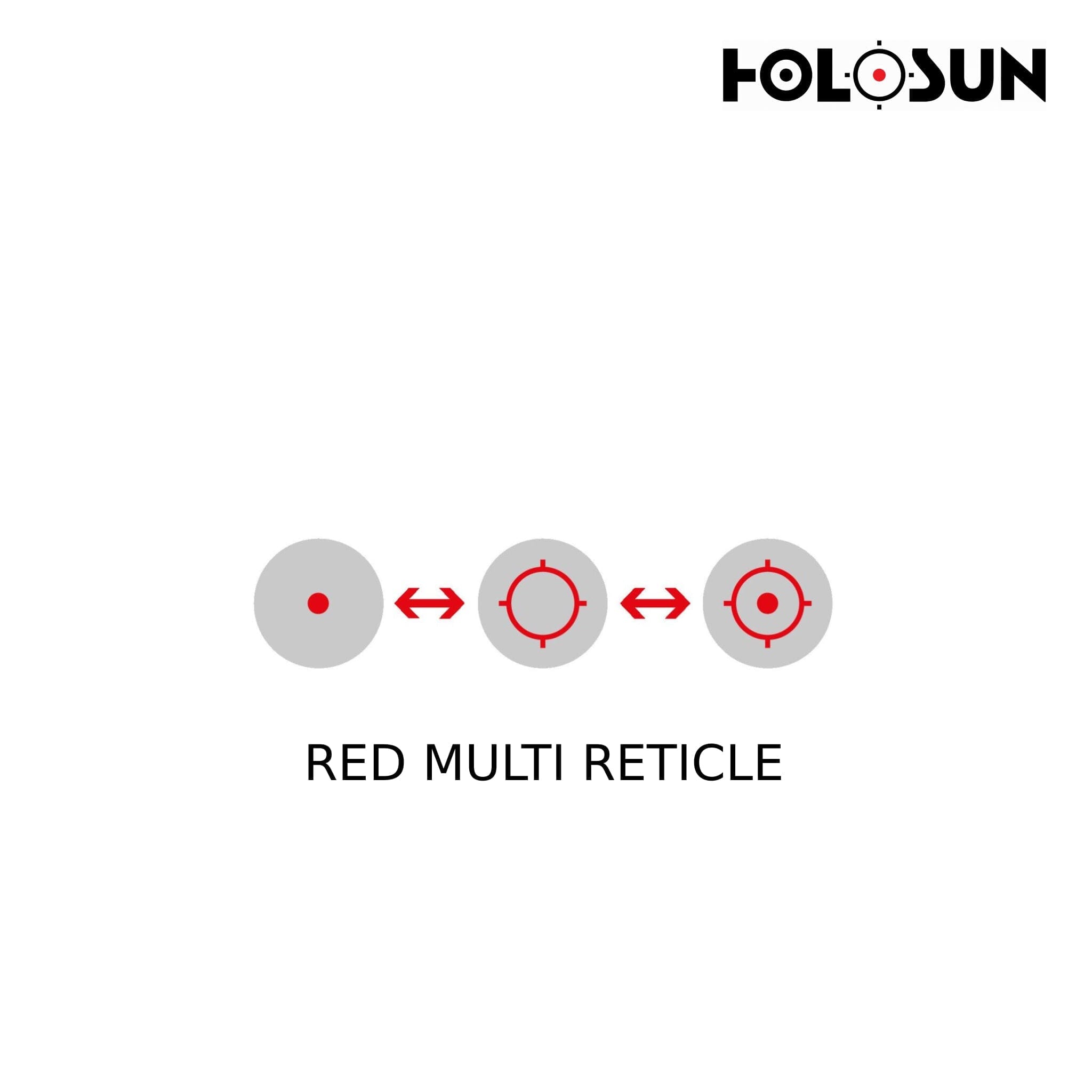 Holosun HS510C Red Dot Sight Multi Reticle System Red Dot Sight Holosun 