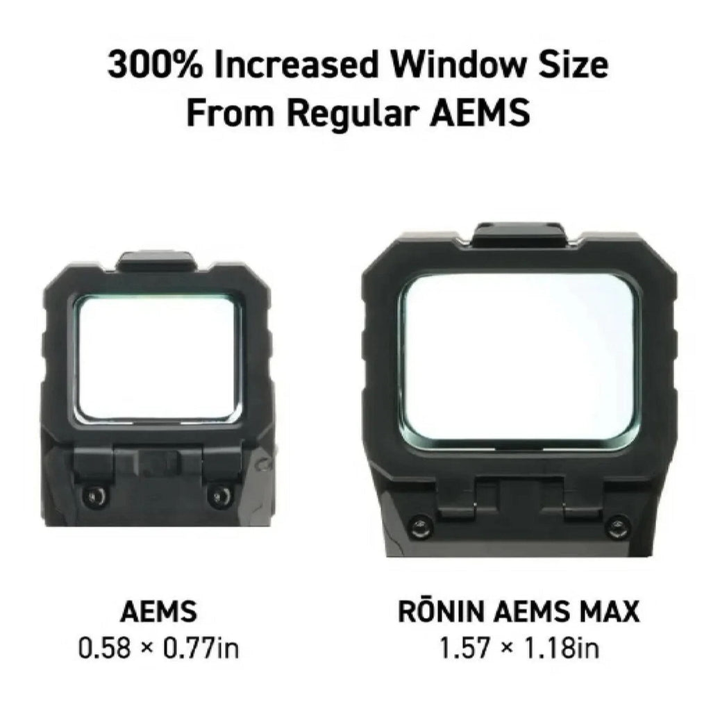 Holosun RONIN AEMS MAX Green Dot Sight Multi-Reticle System – RONIN-AEMS-MAX-GR Green Dot Sight Holosun 