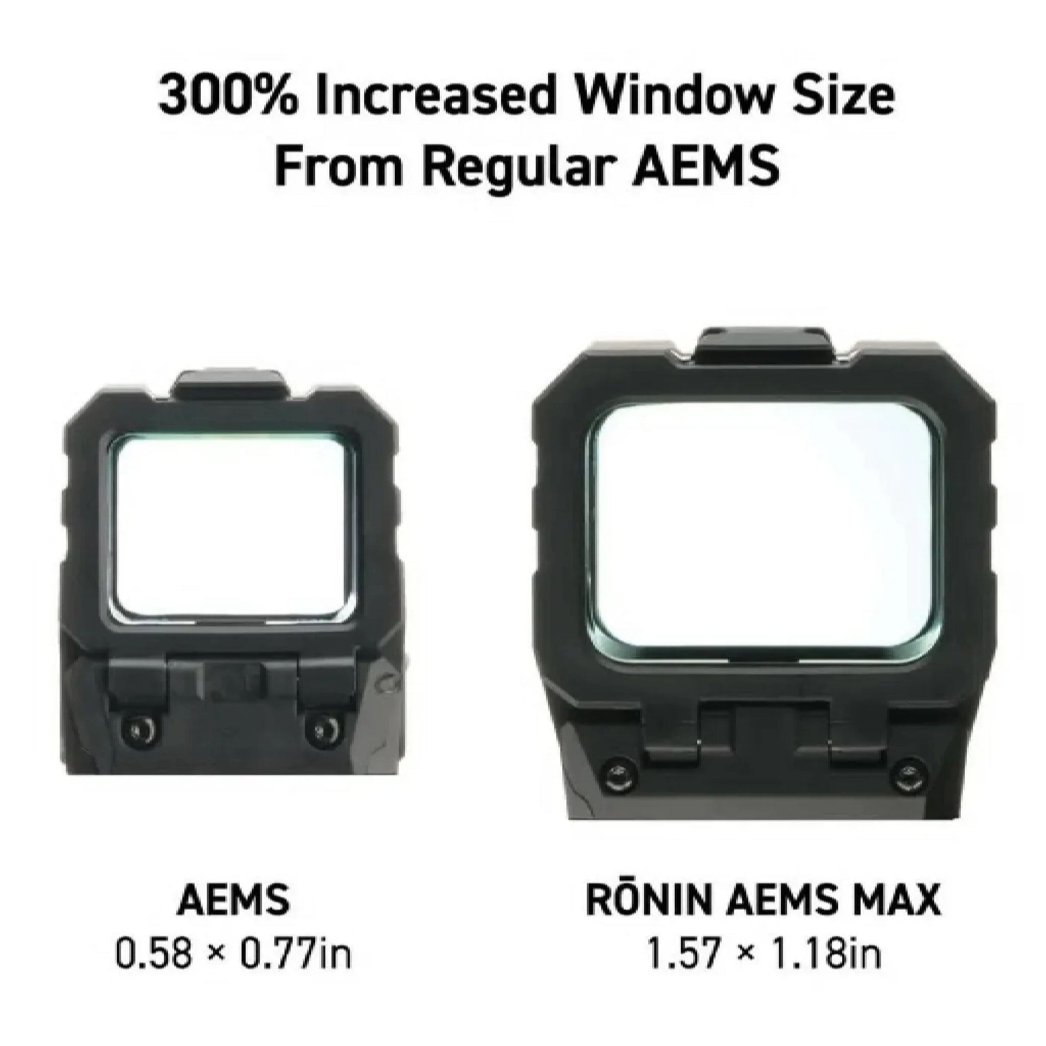 Holosun RONIN AEMS MAX Green Dot Sight Multi-Reticle System – RONIN-AEMS-MAX-GR Green Dot Sight Holosun 