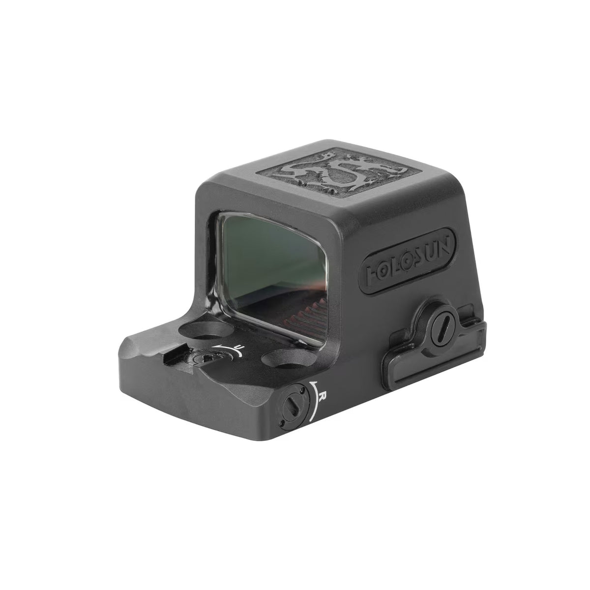 Holosun Ronin EPS Carry green dot sight rear three-quarter view showing the window