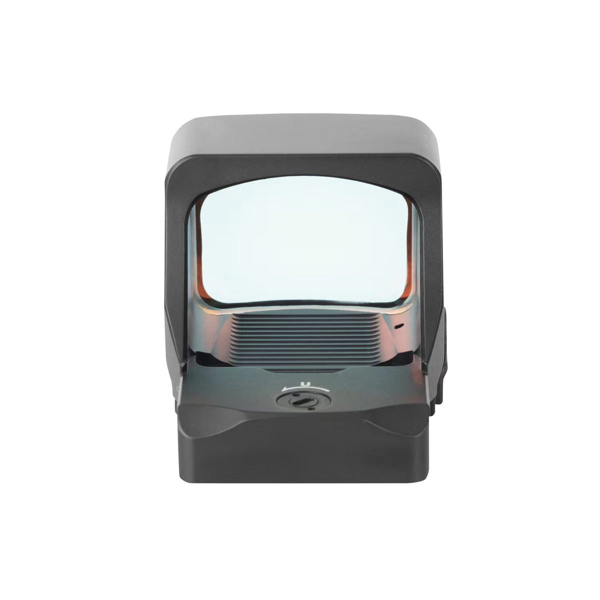 Holosun RONIN HE507COMP-GR green dot sight front view showing the large square window