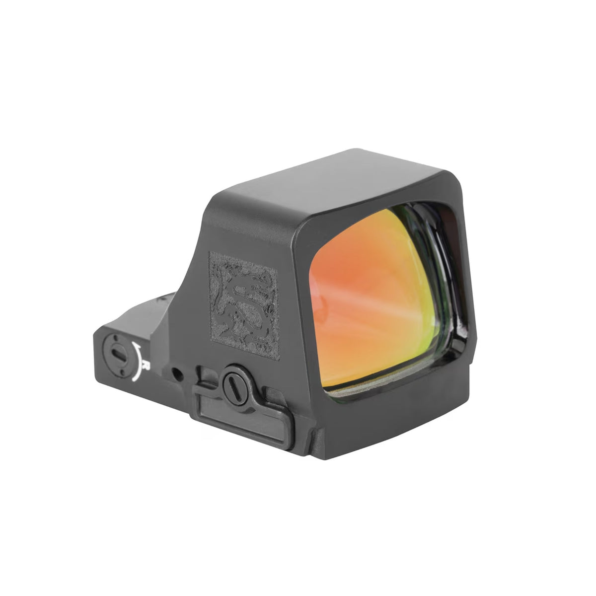Holosun RONIN HS507COMP red dot sight front three-quarter view showing the large window and orange lens
