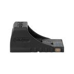 Holosun SCS-MOS green dot sight rear three-quarter view showing the solar panel and mounting footprint