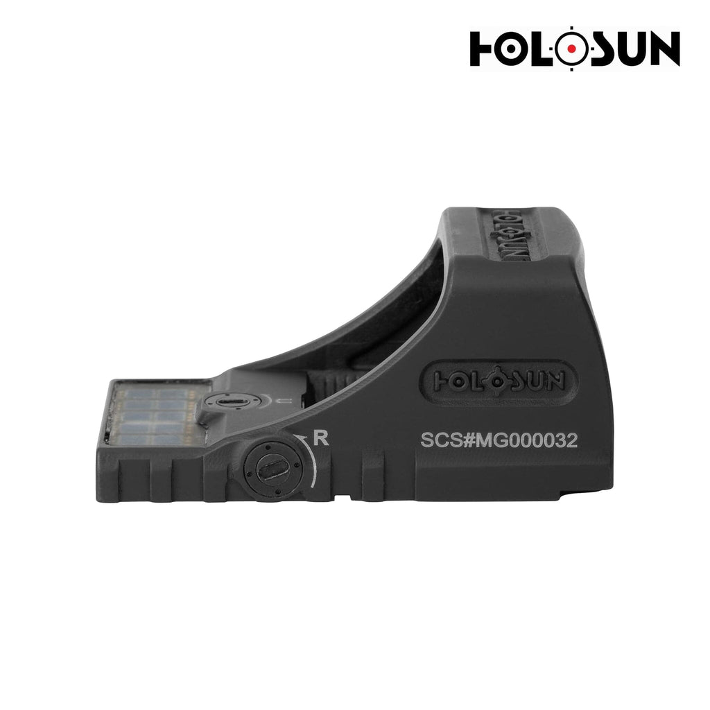 Holosun SCS MOS Green Dot Sight Multi-Reticle System Solar Charging – SCS-M-GR Green Dot Sight Holosun 