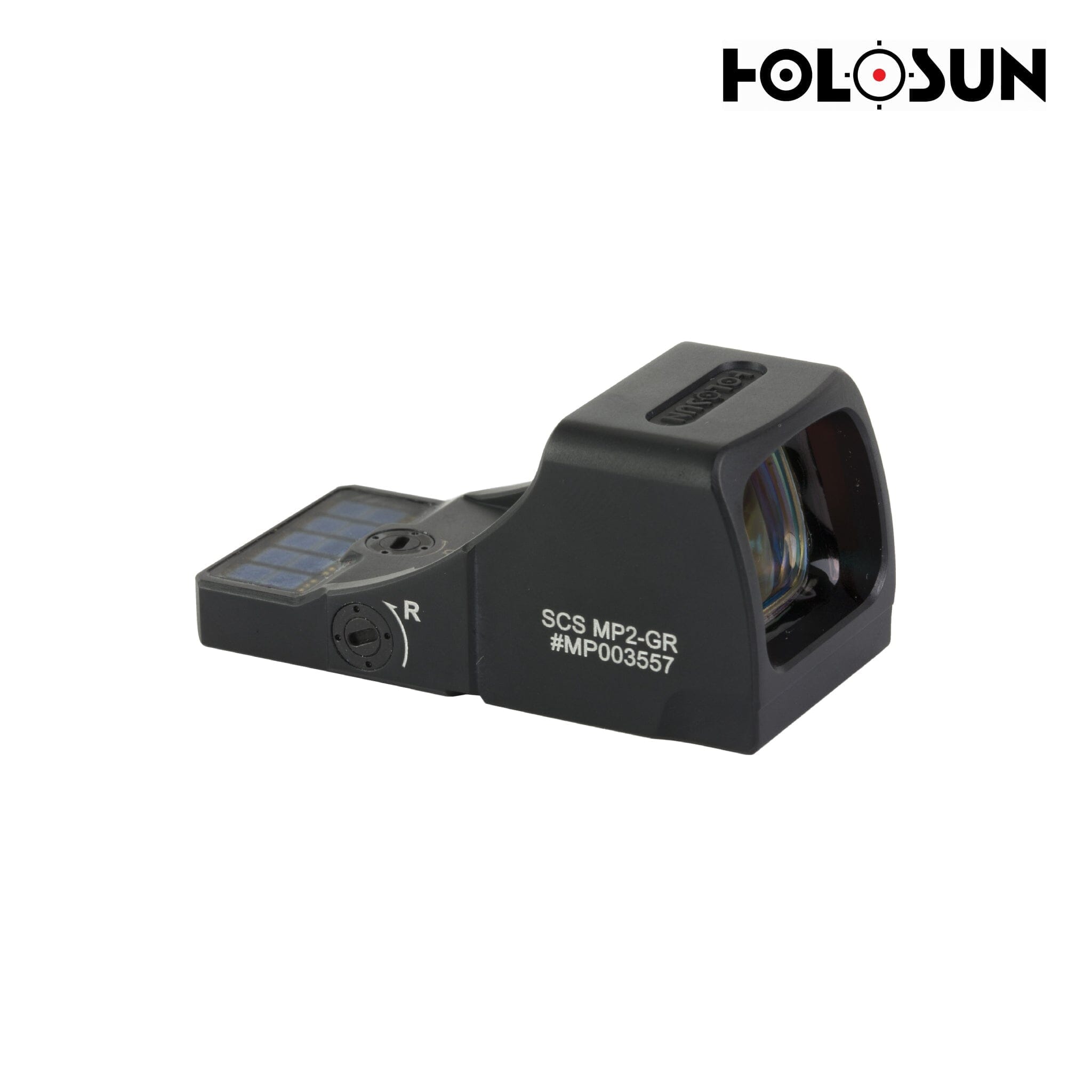 Holosun SCS MP2 Green Dot Sight Multi-Reticle System Solar Charging – SCS-MP2-GR Green Dot Sight Holosun 