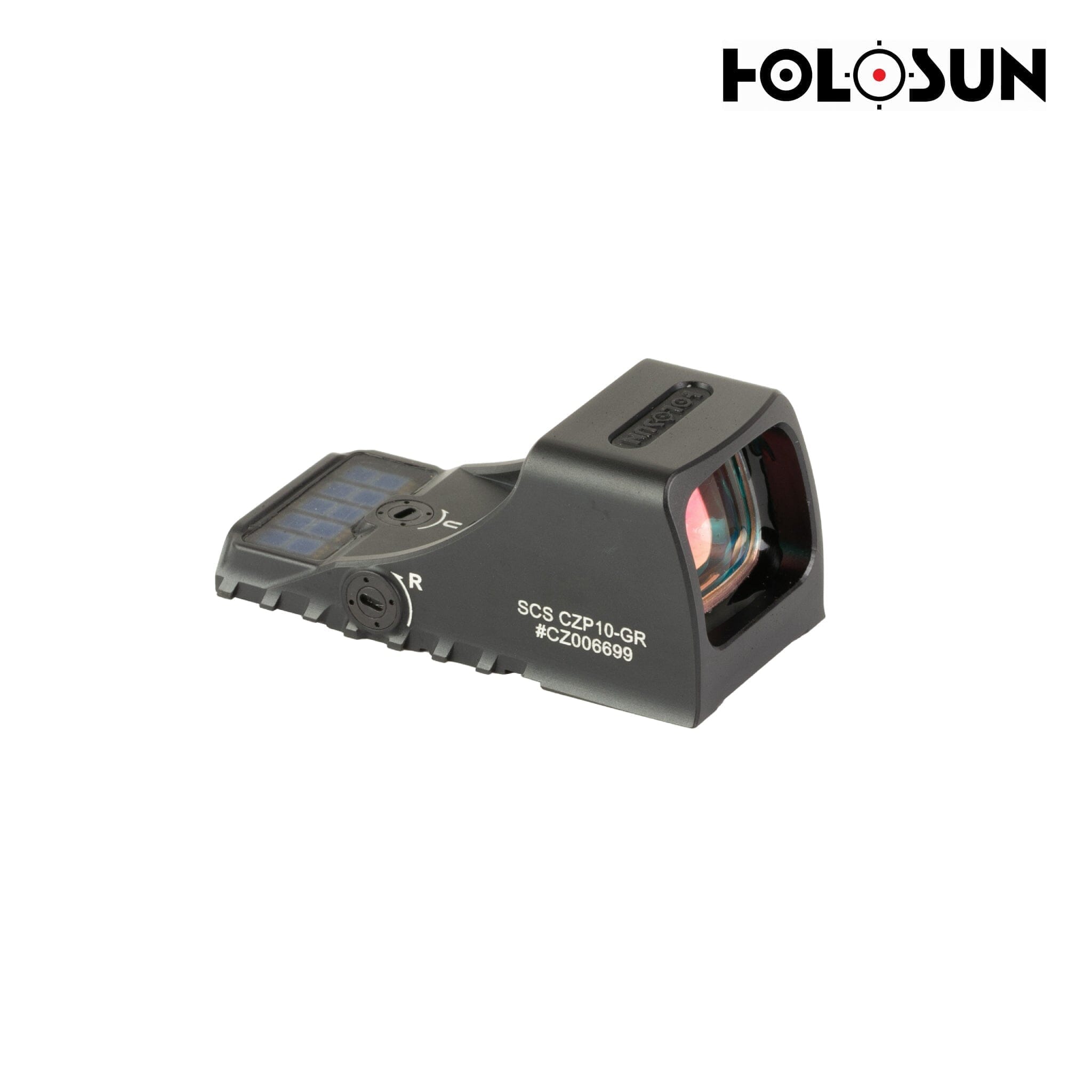 Holosun SCS P10 Green Dot Sight Multi-Reticle System Solar Charging – SCS-P10-GR Green Dot Sight Holosun 