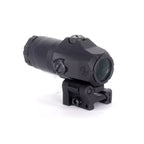 SIG Sauer JULIET3 3x magnifier side view on the mount on a white background