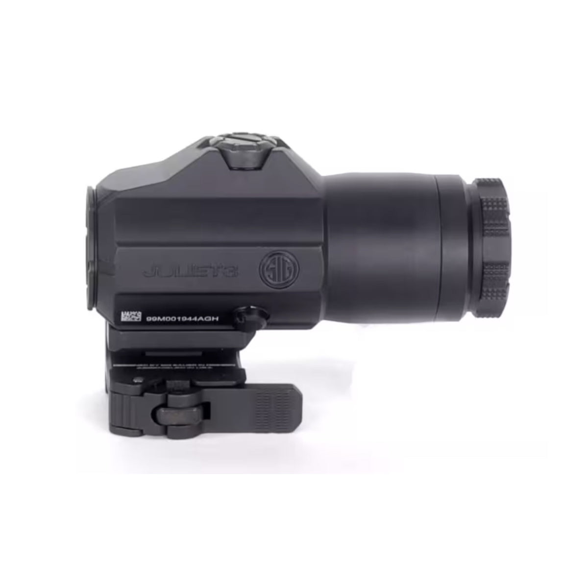 SIG Sauer JULIET3 3x magnifier side view showing the eyepiece on the mount