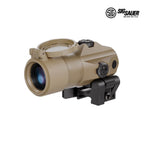SIG Sauer JULIET4 4x magnifier powercam quick release mount in flat dark earth, alternative product view