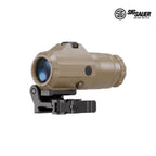 SIG Sauer JULIET4 4x magnifier powercam quick release mount in flat dark earth