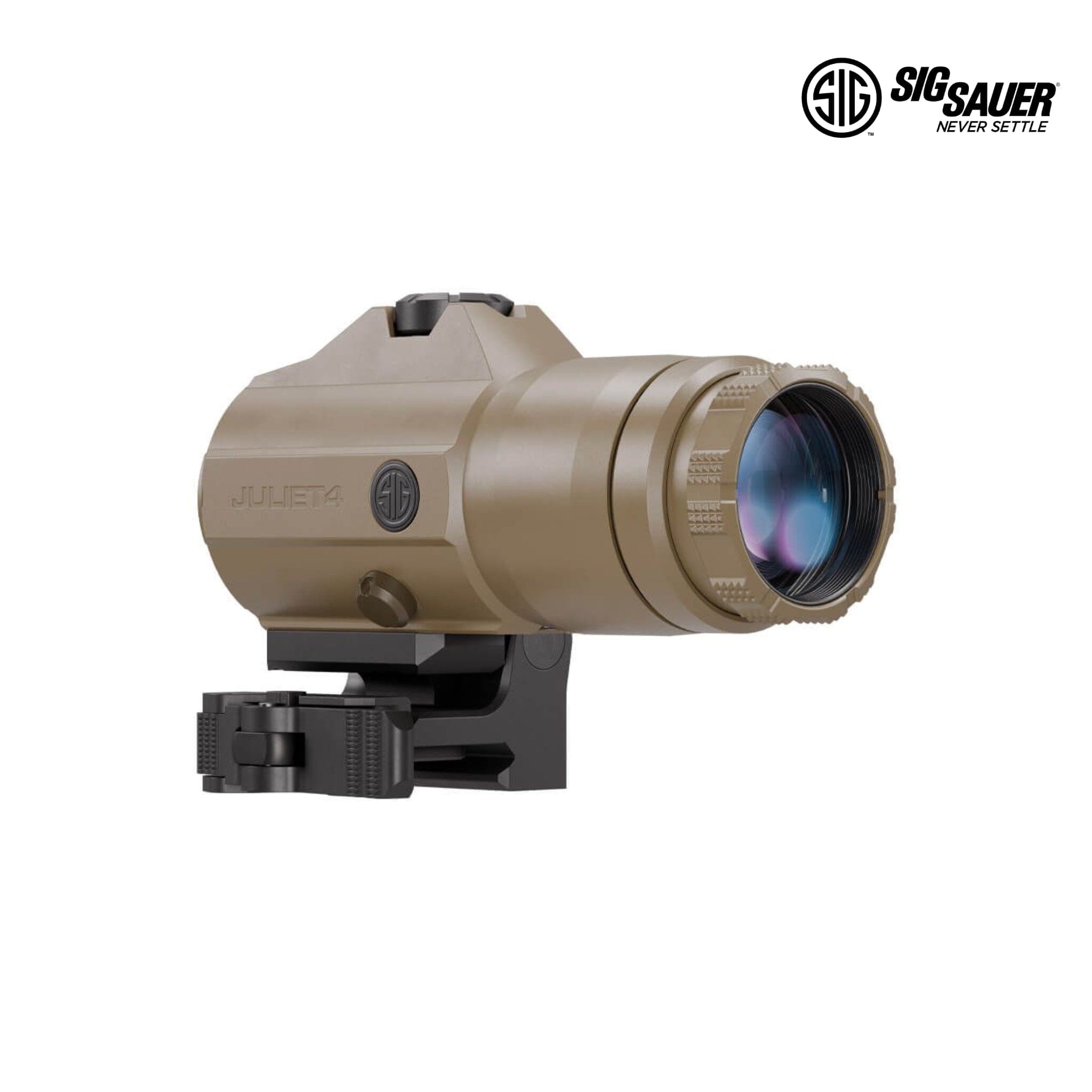 SIG Sauer JULIET4 4x Magnifier PowerCam Quick Release Mount Red Dot Sight Magnifier SIG Sauer 