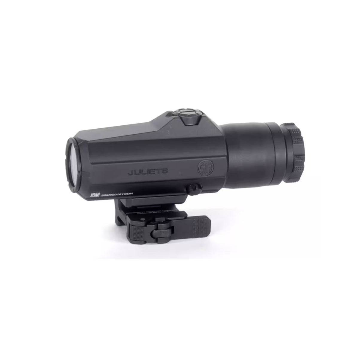 SIG Sauer JULIET6 6x magnifier side view from the right on the mount