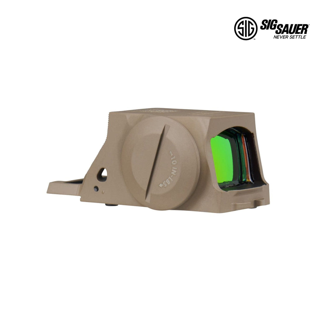 SIG Sauer ROMEO-M17 Enclosed Red Dot Sight 1x24mm 2 MOA / 32 MOA Red Circle Dot, Coyote Tan – SORM1700 Red Dot Sight SIG Sauer 