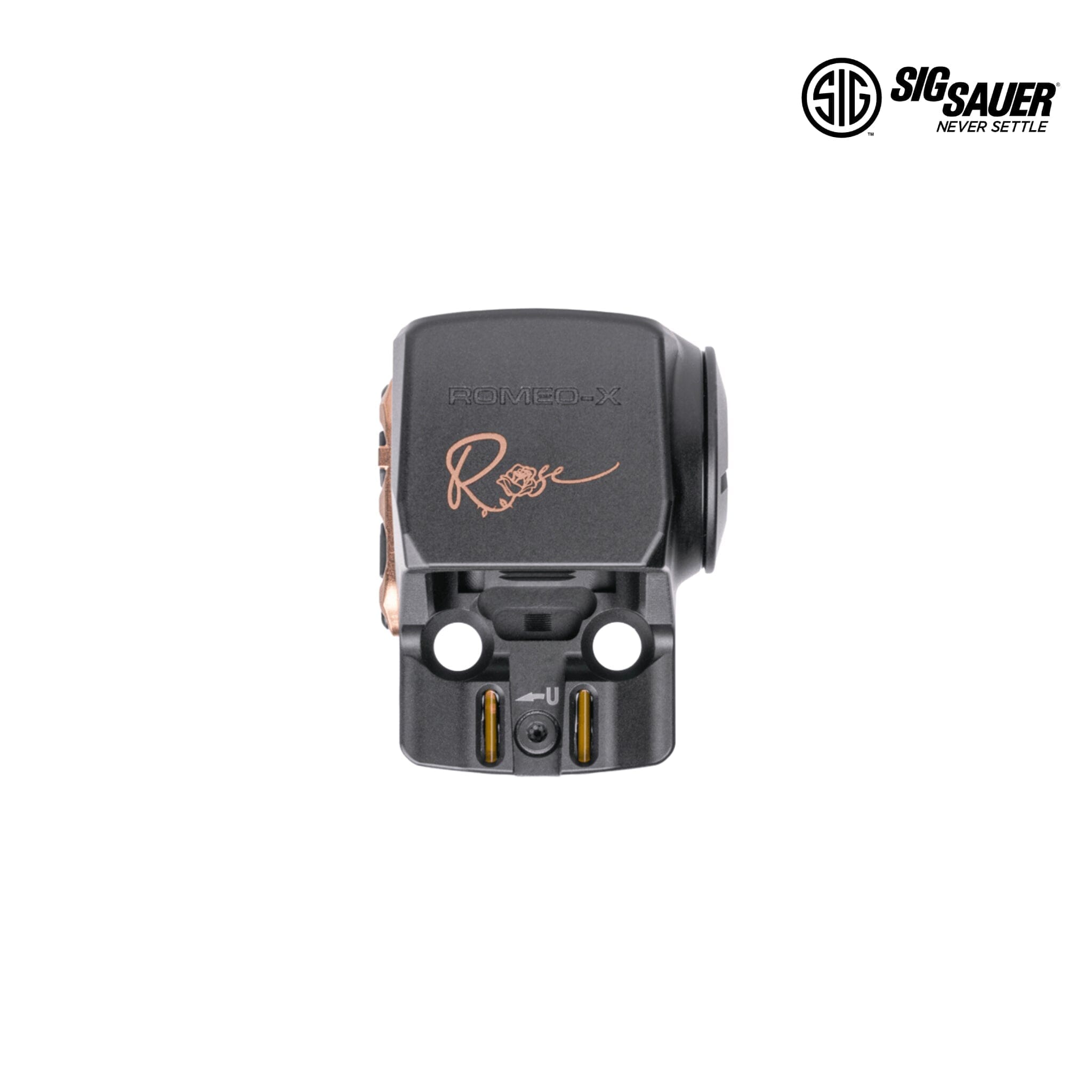 SIG Sauer ROMEO-X Compact ROSE Open Reflex Red Dot Sight 1x24mm 2 MOA / 32 MOA Red Circle Dot Reticle, Black/Rose Gold – SORX1208 Red Dot Sight SIG Sauer 