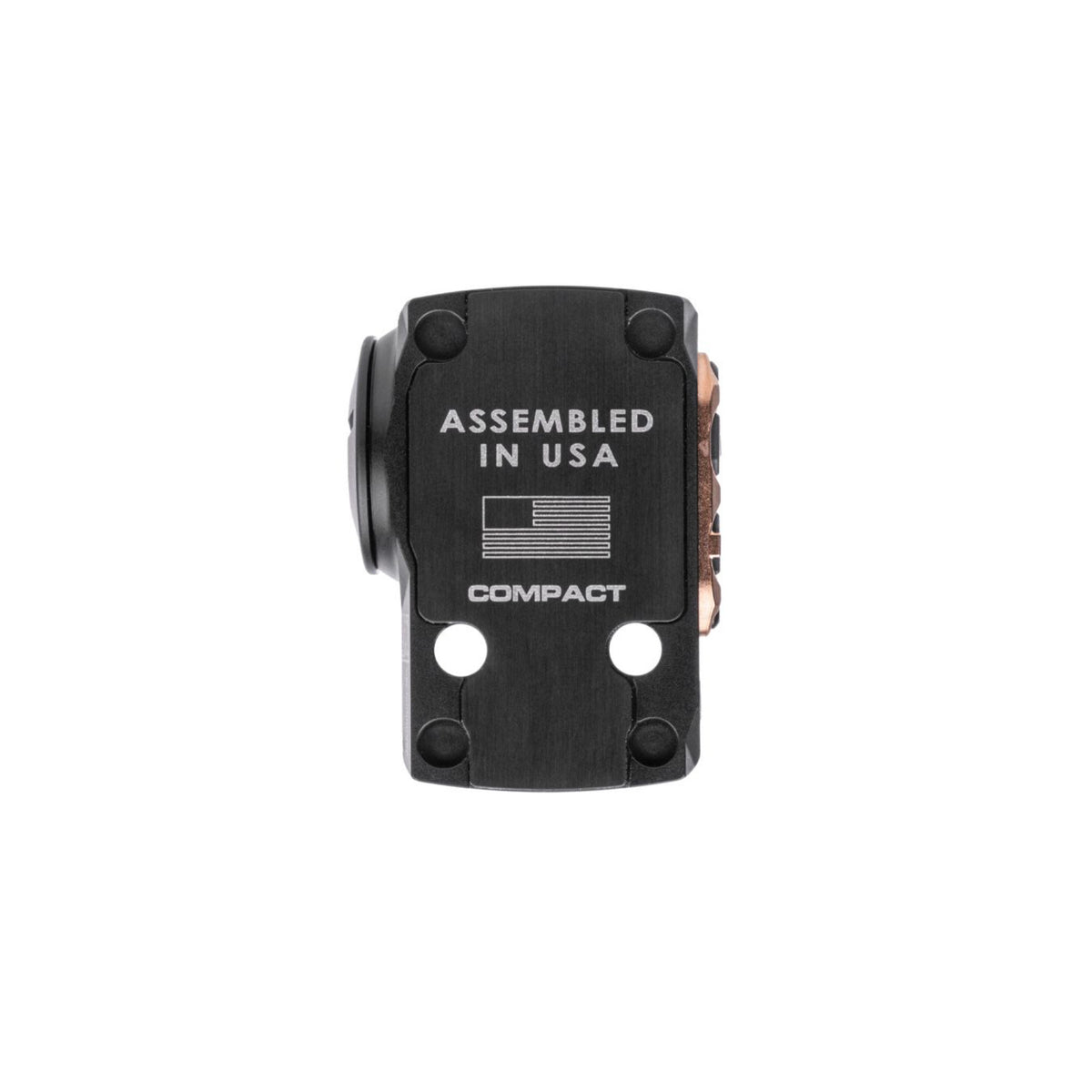 SIG Sauer ROMEO-X Compact Rose red dot sight base view showing the mounting footprint