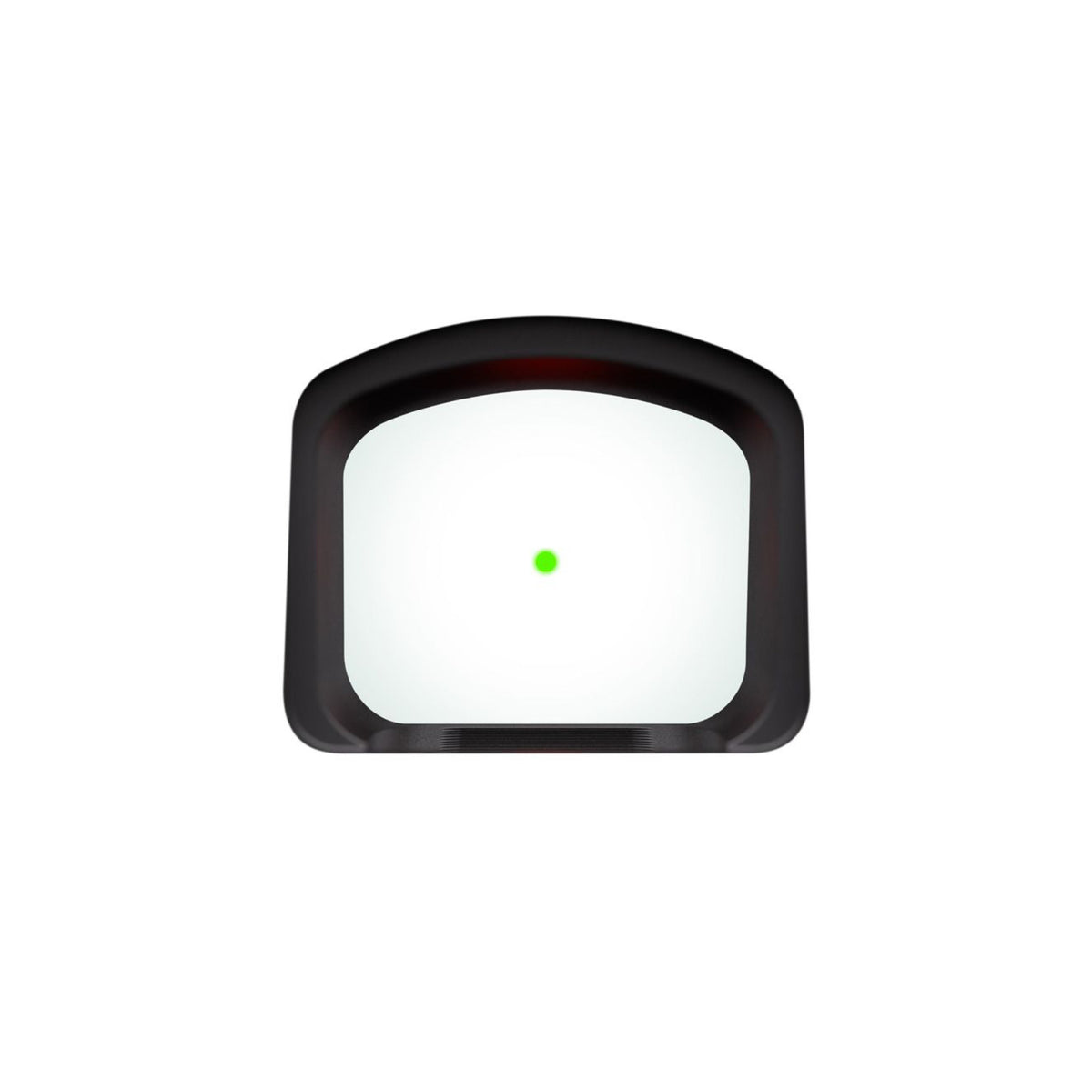 SIG Sauer ROMEO-X Pro 3 MOA green dot sight view through the window showing the green dot