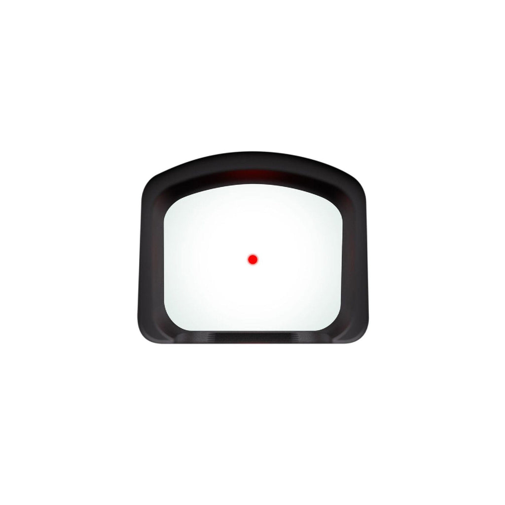 SIG Sauer ROMEO-X Pro 3 MOA red dot sight view through the window showing the red dot