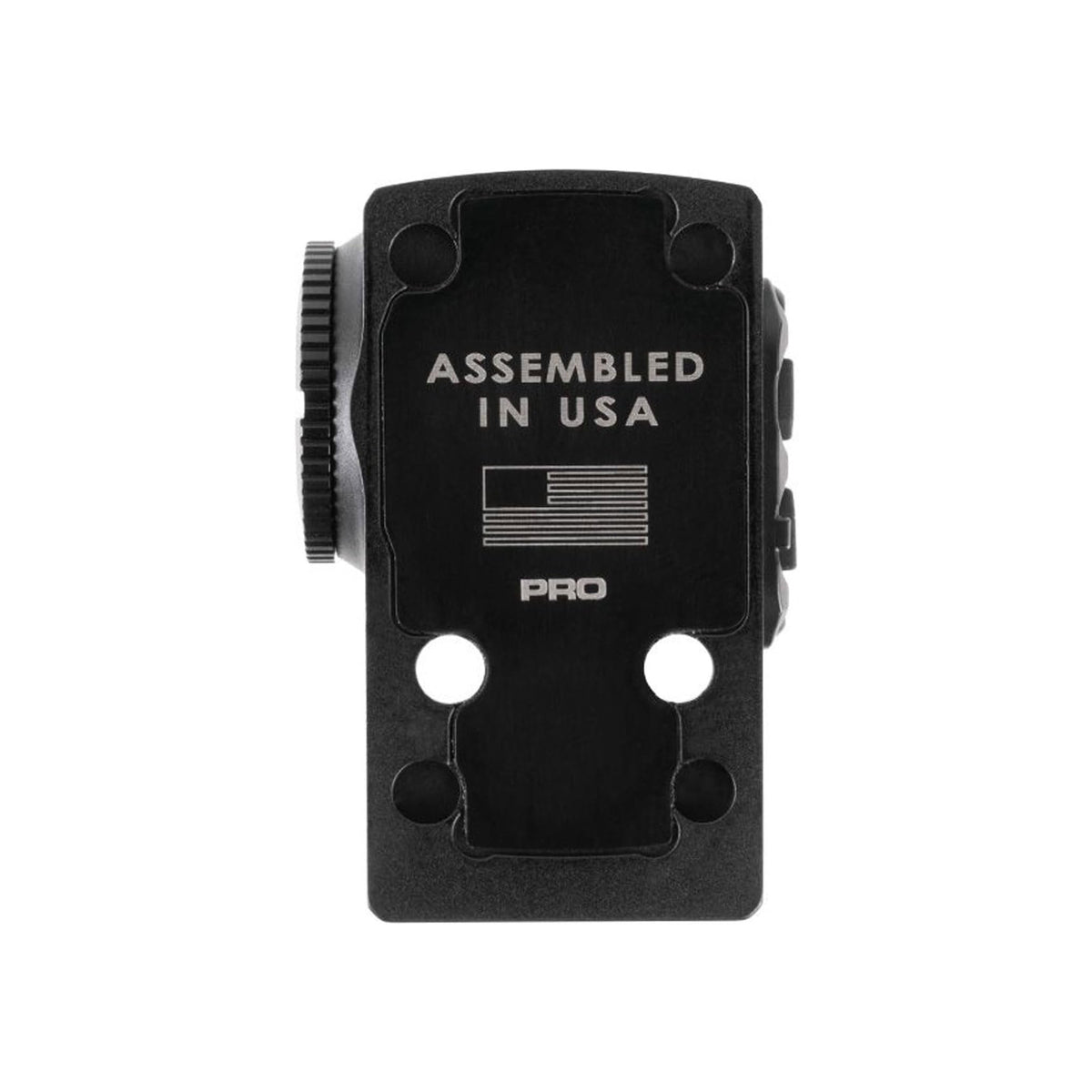 SIG Sauer ROMEO-X Pro 3 MOA red dot sight base view showing the mounting footprint