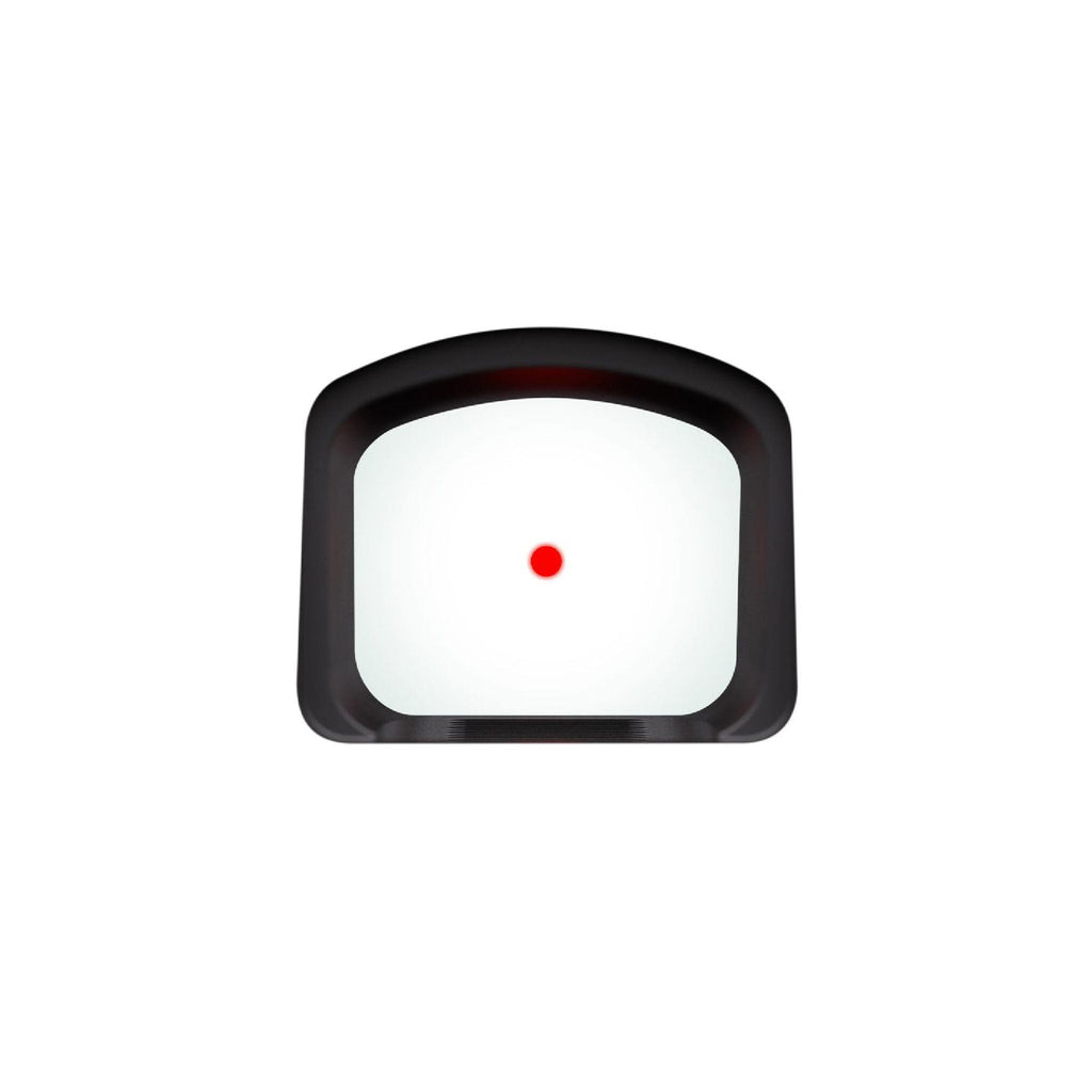 SIG Sauer ROMEO-X Pro 6 MOA red dot sight view through the window showing the red dot