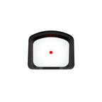 SIG Sauer ROMEO-X Pro 6 MOA red dot sight view through the window showing the red dot