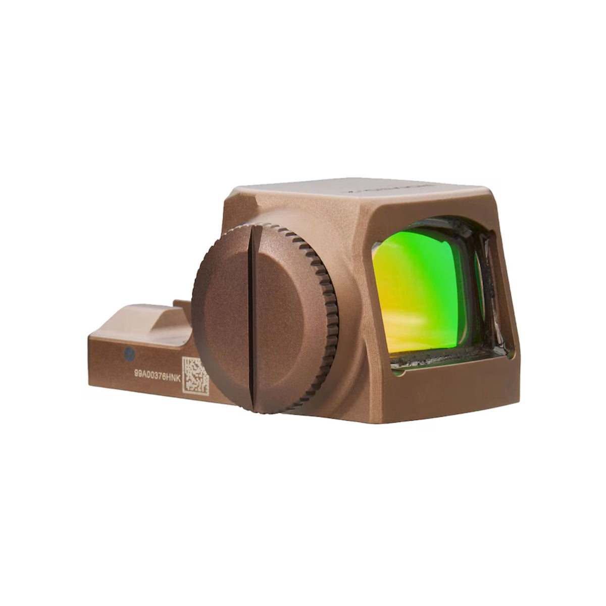 SIG Sauer ROMEO-X Pro FDE red dot sight front three-quarter view showing the lens