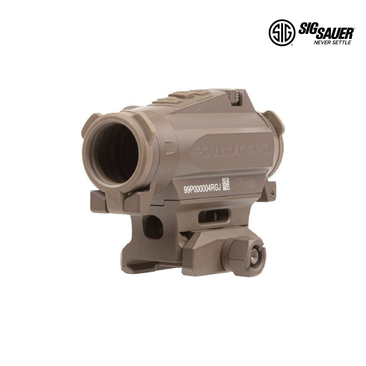 SIG Sauer ROMEO4T-PRO red dot sight in flat dark earth