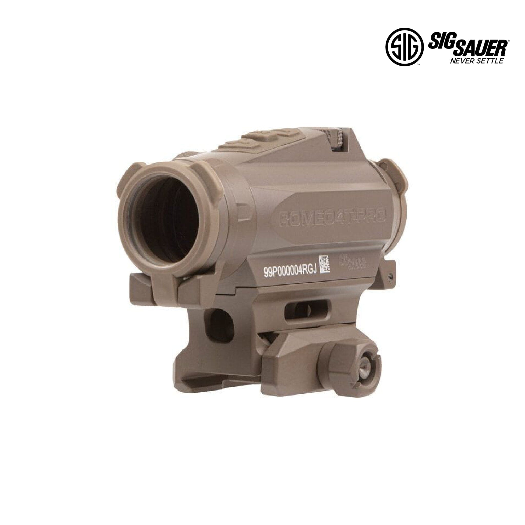 SIG Sauer ROMEO4T-PRO Red Dot Sight Ballistic Circle Dot Reticle Red Dot Sight SIG Sauer Flat Dark Earth 
