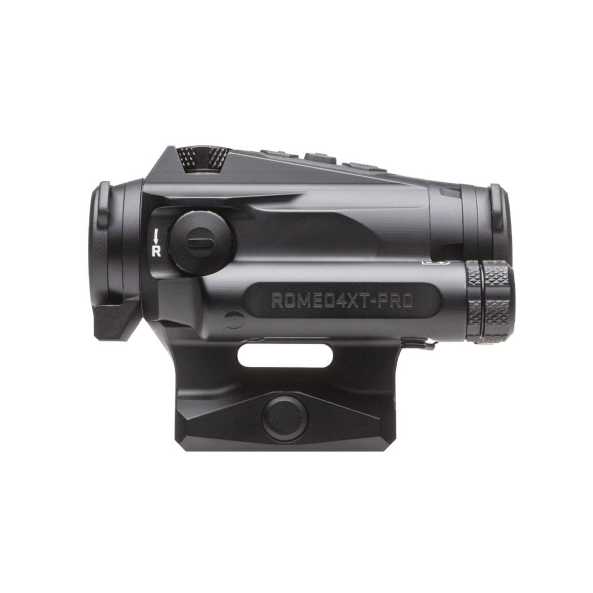 SIG Sauer ROMEO4XT-PRO red dot sight side view from the right on the mount