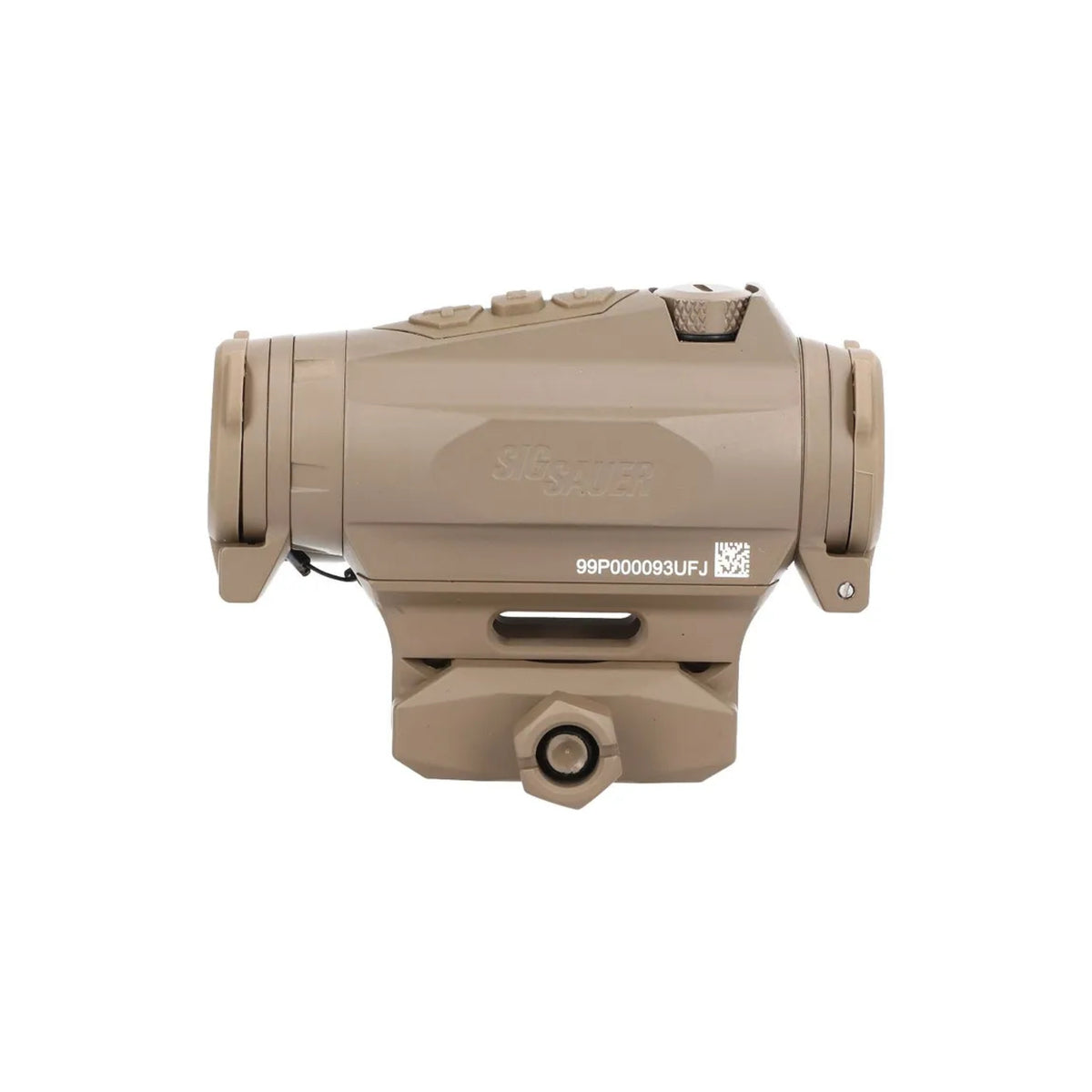 SIG Sauer ROMEO4XT-PRO red dot sight flat dark earth side view on the mount
