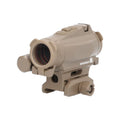 SIG Sauer ROMEO4XT-PRO red dot sight flat dark earth front three-quarter view showing the objective lens