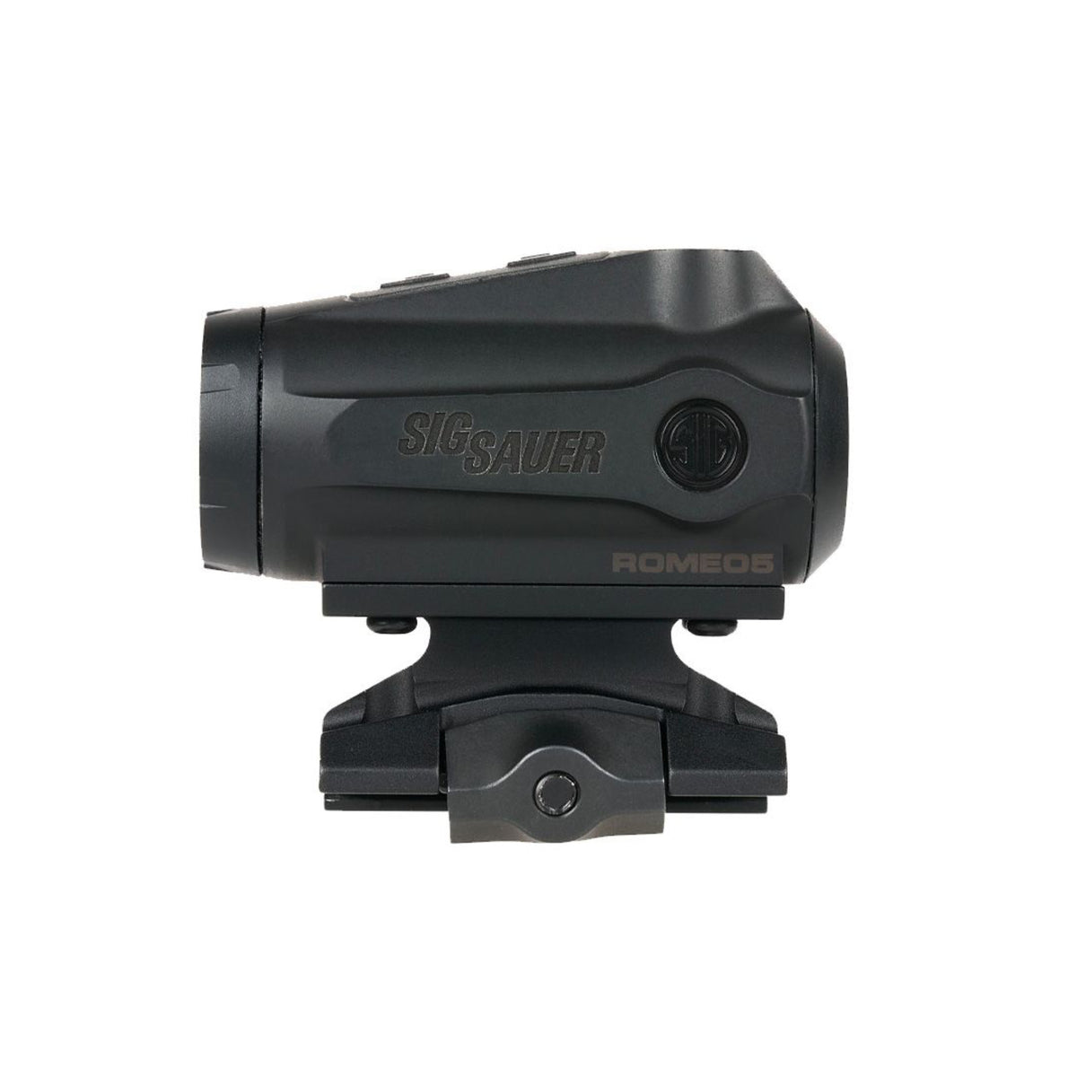 SIG Sauer ROMEO5 Gen II Elite red dot sight rear view from behind showing the window