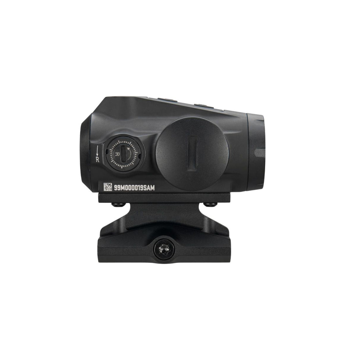 SIG Sauer ROMEO5 Gen II red dot sight side view from the right on the riser mount
