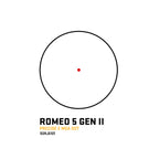 SIG Sauer ROMEO5 Gen II red dot sight 2 MOA red dot reticle diagram