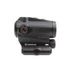SIG Sauer ROMEO5XDR Gen II red dot sight side view from the right showing the controls