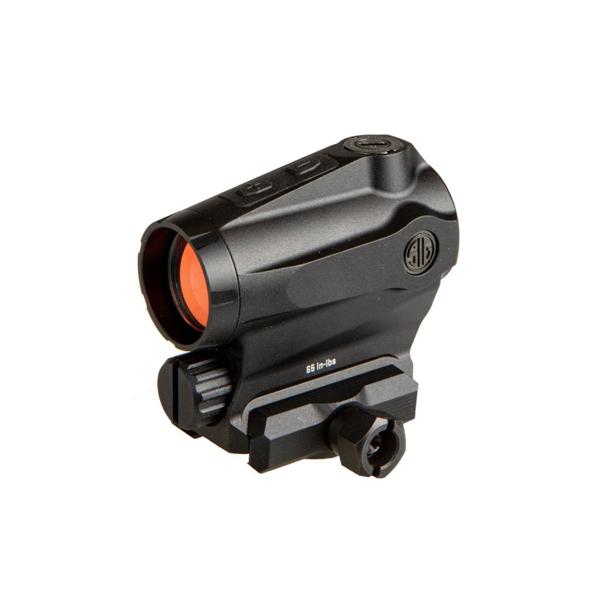 SIG Sauer ROMEO5XDR Gen II red dot sight from the JULIET5 Micro combo front three-quarter view