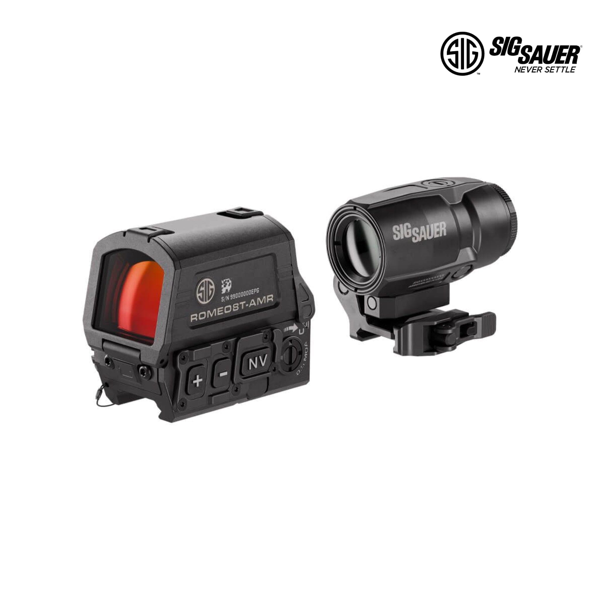 SIG SAUER ROMEO8T-AMR Red Dot Sight & JULIET3T-AMR Magnifier Combo Kit – SORJ8T101 Red Dot Sight SIG Sauer 