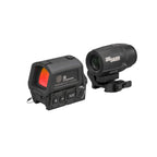 SIG Sauer ROMEO8T-AMR red dot sight with magnifier front three-quarter view