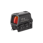 SIG Sauer ROMEO8T-AMR red dot sight front three-quarter view showing the lens