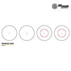 SIG Sauer ROMEO8T-AMR Red Dot Sight Quad Ballistic Circle Dot 2.0 Reticle – SOR8T101 Red Dot Sight SIG Sauer 
