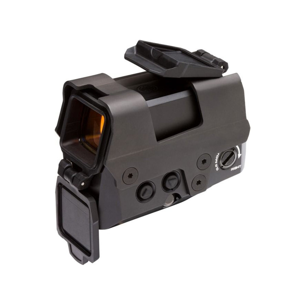 SIG Sauer ROMEO8T red dot sight side view showing the buttons
